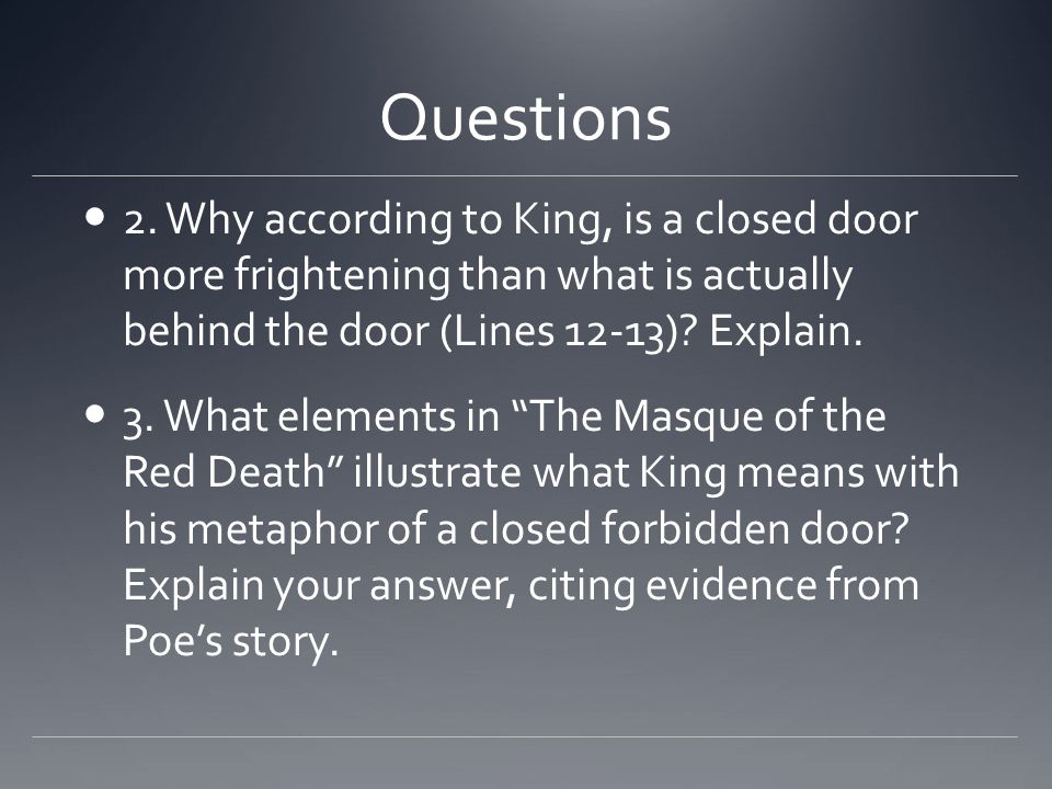 Essay on symbolism in the masque of the red death